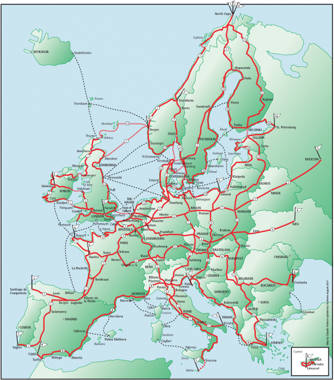 Eurovelomap