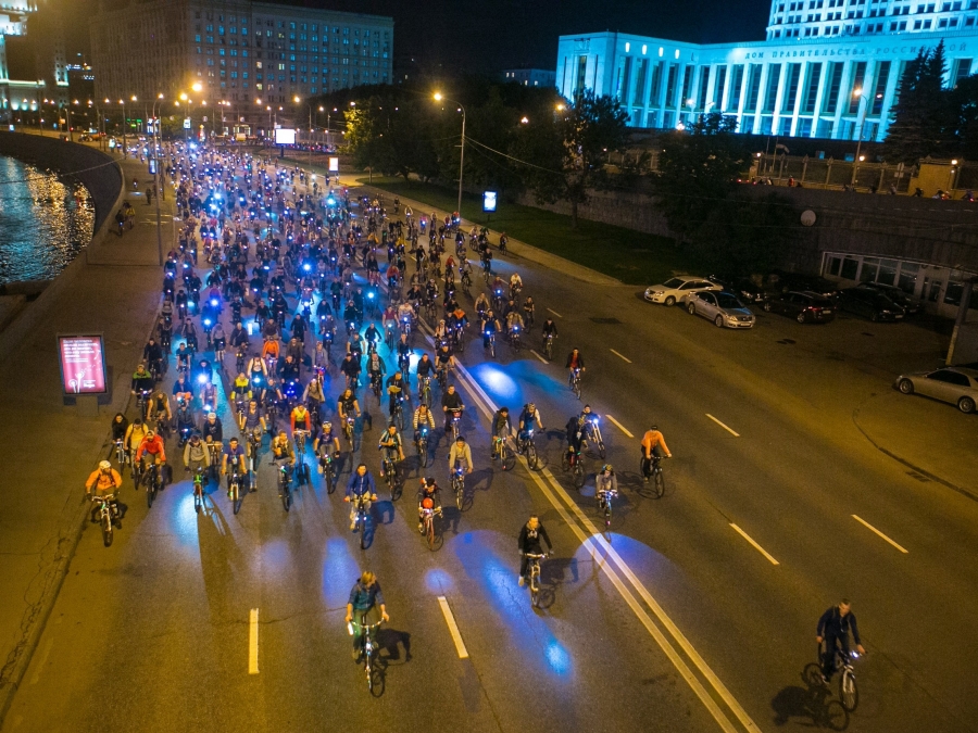 Московский Ночной Велопарад 04.08.2018